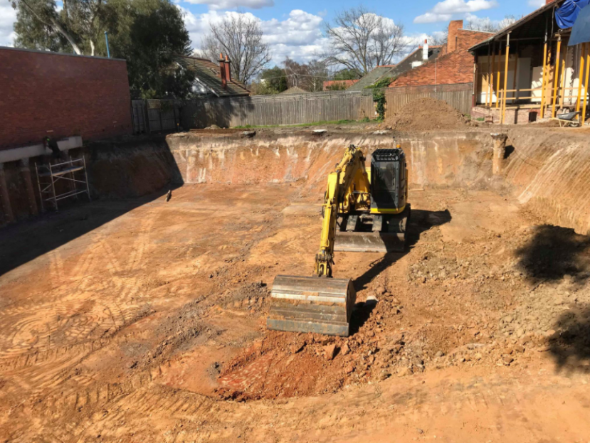 basement digging