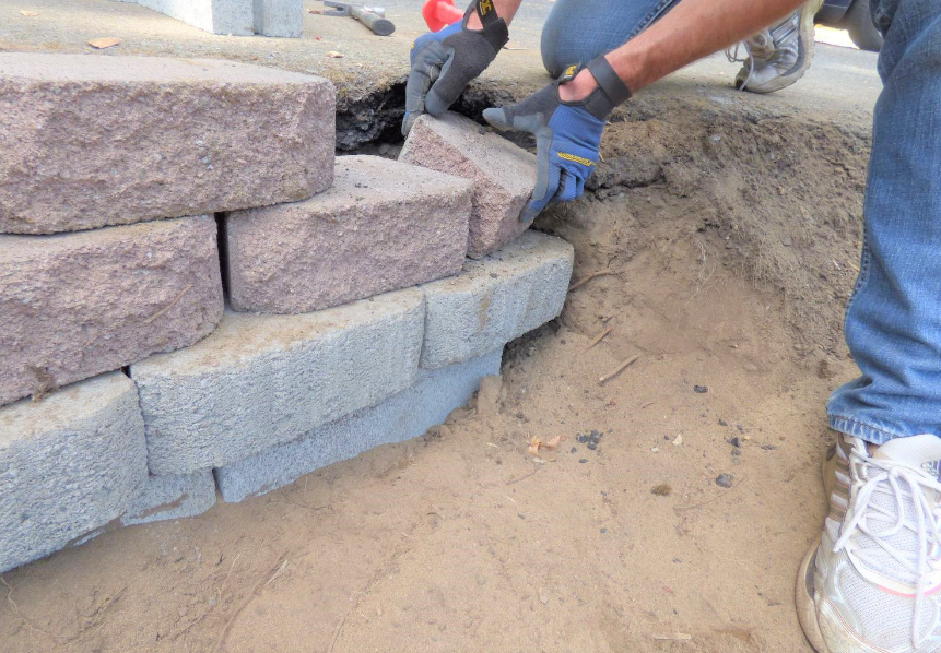 block retaining wall in NZ